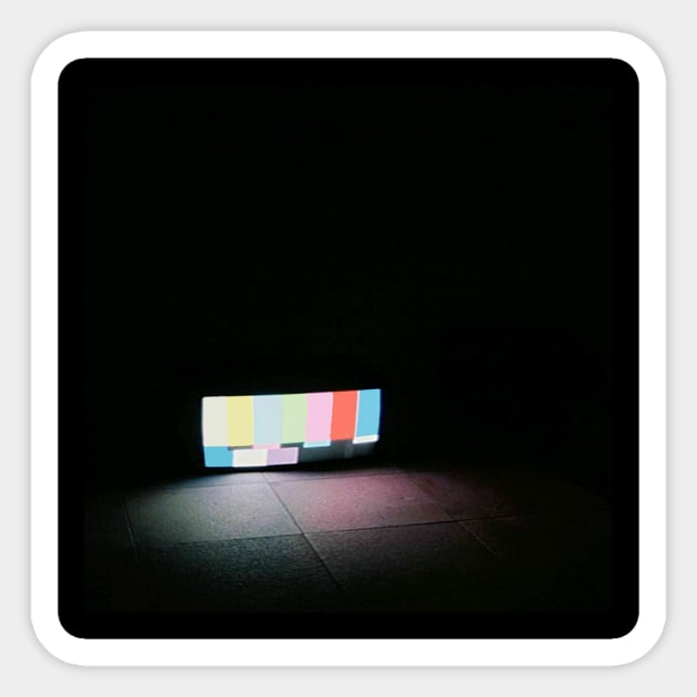 abstract old tv with glitch Sticker by Morsy